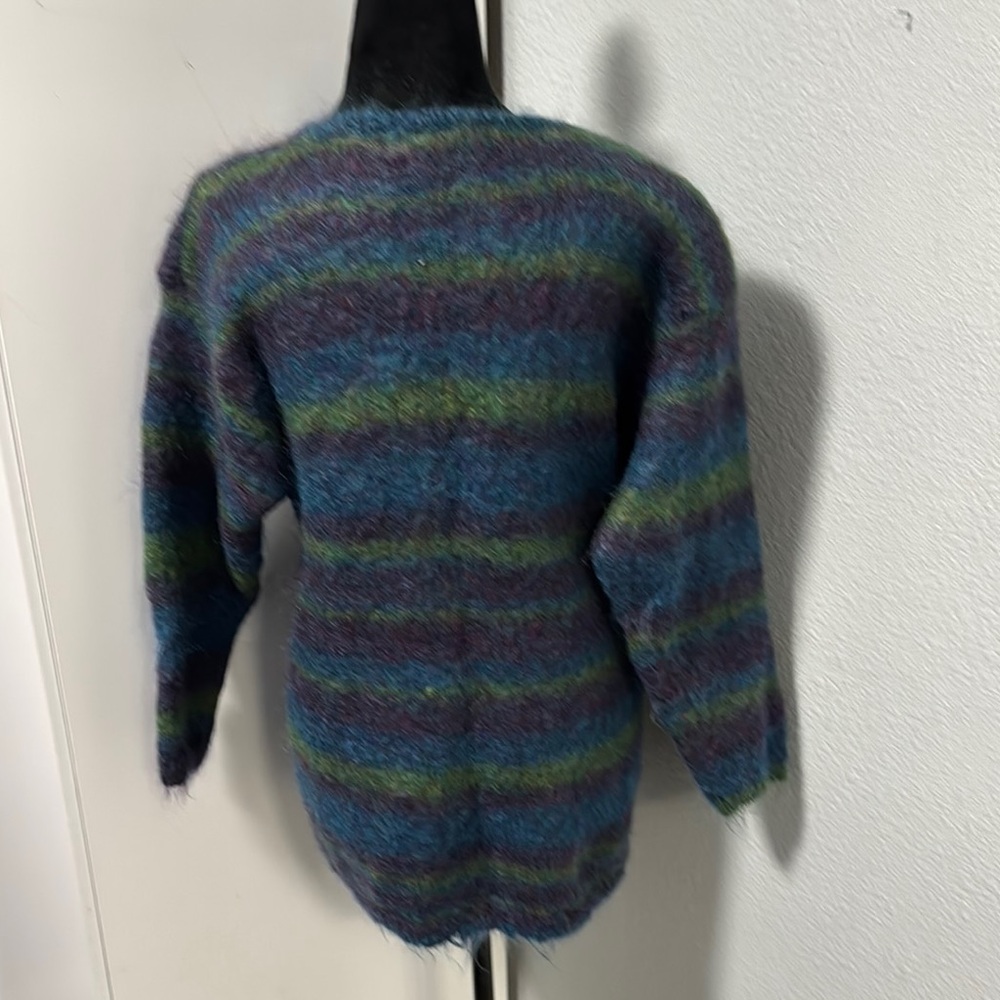 The Limited Multicolor Striped V-Neck Sweater - Picture 4 of 6